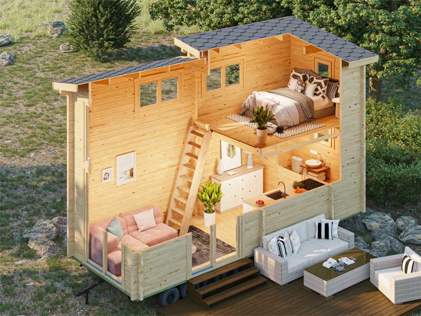 Tiny House als Gartenhaus